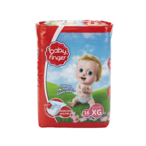 BABY FINGER PAÑAL TALLA XG X 16UND