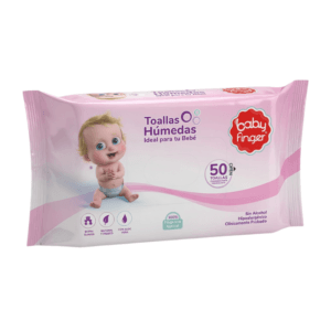 BABY FINGER 50 TOALLAS HUMEDAS NIÑA